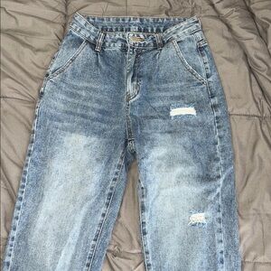 SHEIN Blue Denim Jeans